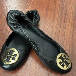 Tory Burch Reva black ballet flats